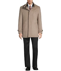 Hart Schaffner Marx New York Melange Topcoat