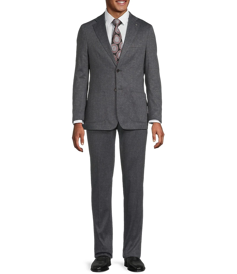 Hart Schaffner Marx New York Modern Fit Flat Front 2-Piece Suit