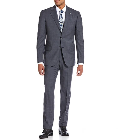 Hart Schaffner Marx New York Modern Fit Flat Front 2-Piece Suit
