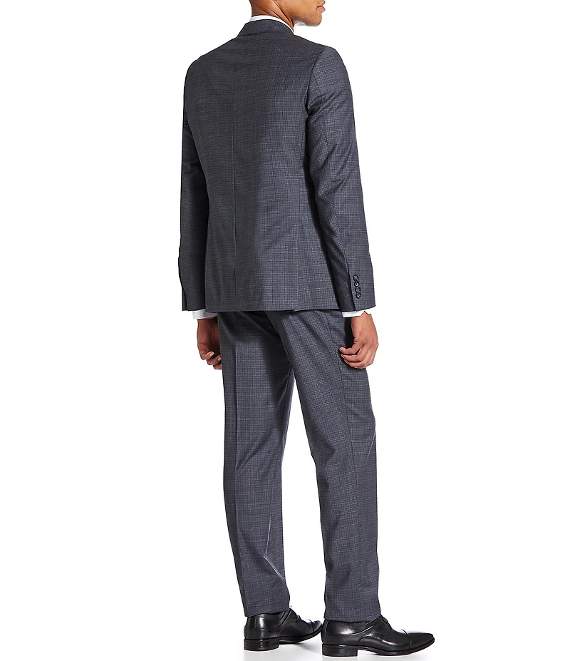 Hart Schaffner Marx New York Modern Fit Flat Front 2-Piece Suit
