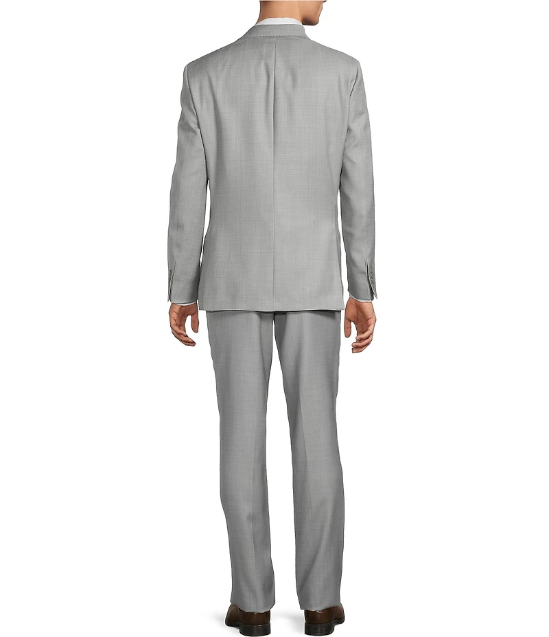 Hart Schaffner Marx New York Modern Fit Flat Front 2-Piece Suit