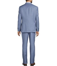 Hart Schaffner Marx New York Modern Fit Flat Front 2-Piece Suit