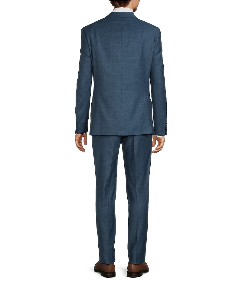 Hart Schaffner Marx New York Modern Fit Flat Front 2-Piece Suit