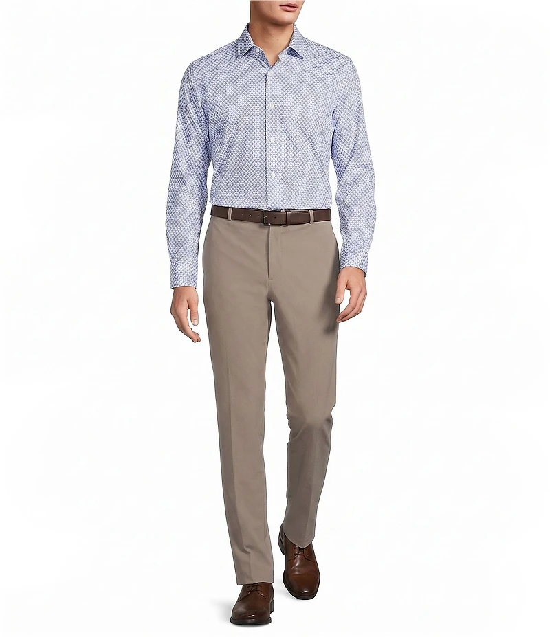 Hart Schaffner Marx New York Modern Fit Flat Front Dress Pants