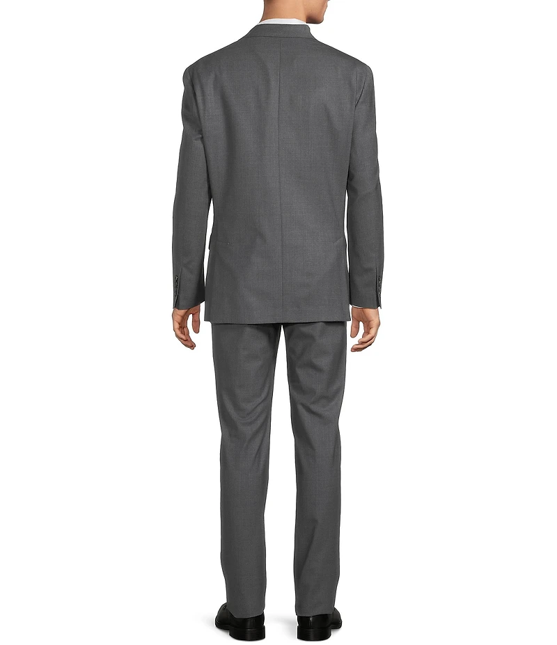 Hart Schaffner Marx New York Modern Fit Flat Front Performance 2-Piece Suit