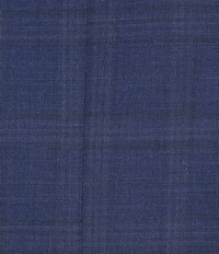 Hart Schaffner Marx Chicgao Fit Flat Front Plaid 2-Piece Suit