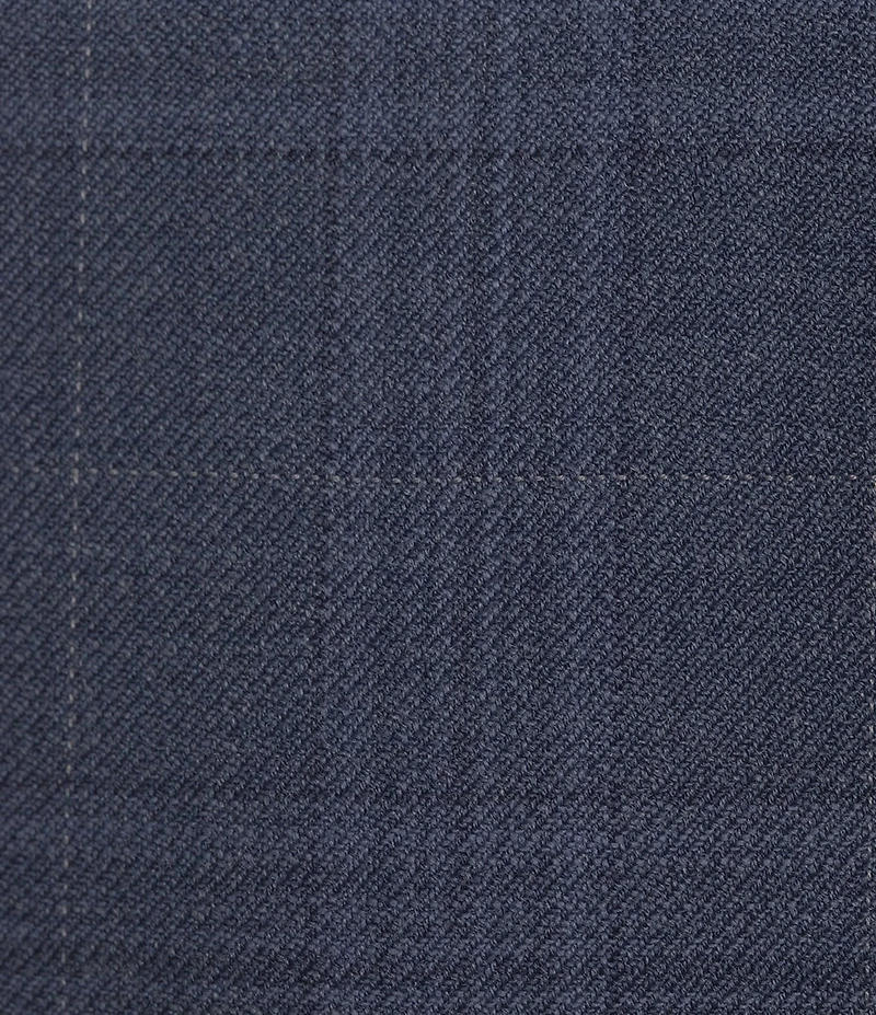 Hart Schaffner Marx New York Modern Fit Flat Front Straight Leg Plaid 2-Piece Suit