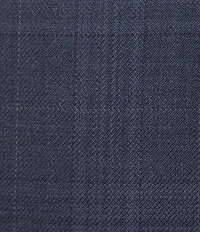 Hart Schaffner Marx New York Modern Fit Flat Front Straight Leg Plaid 2-Piece Suit
