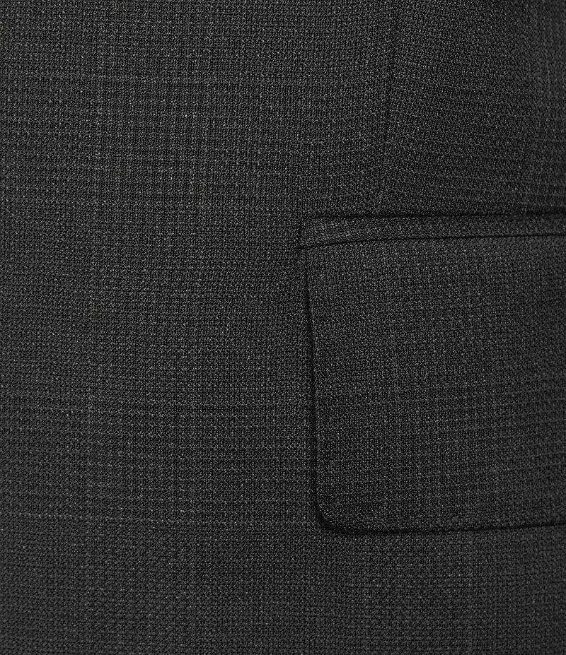 Hart Schaffner Marx New York Modern Fit Flat Front Plaid 2-Piece Suit