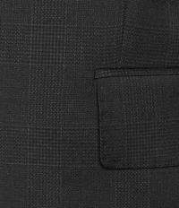 Hart Schaffner Marx New York Modern Fit Flat Front Plaid 2-Piece Suit