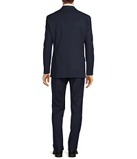 Hart Schaffner Marx New York Modern Fit Flat Front Plaid Patten 2-Piece Suit