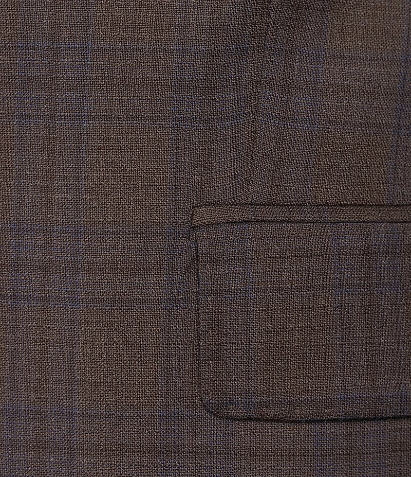 Hart Schaffner Marx New York Modern Fit Flat Front Plaid Print 2-Piece Suit