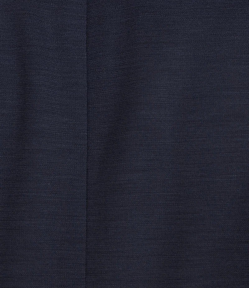 Hart Schaffner Marx New York Modern Fit Flat Front Solid 2-Piece Suit