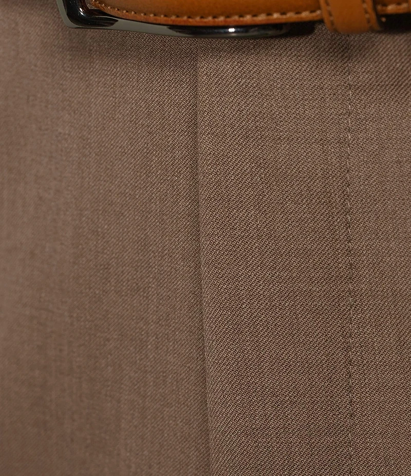 Hart Schaffner Marx New York Modern Fit Pre-Tailored Flat Front Super Stretch Solid Dress Pants