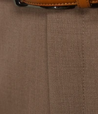 Hart Schaffner Marx New York Modern Fit Pre-Tailored Flat Front Super Stretch Solid Dress Pants