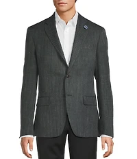 Hart Schaffner Marx New York Modern Fit Herringbone Sport Coat
