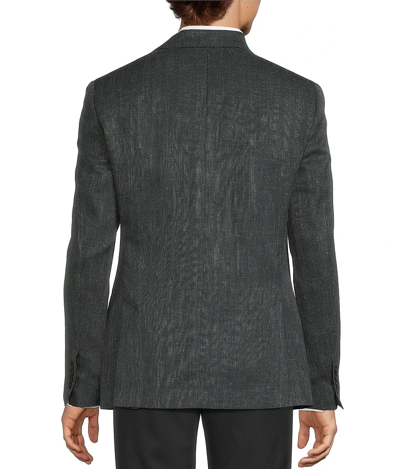 Hart Schaffner Marx New York Modern Fit Herringbone Sport Coat