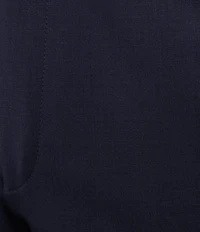 Hart Schaffner Marx New York Modern Fit Navy Pre-Tailored Flat Front Super Stretch Solid Dress Pants