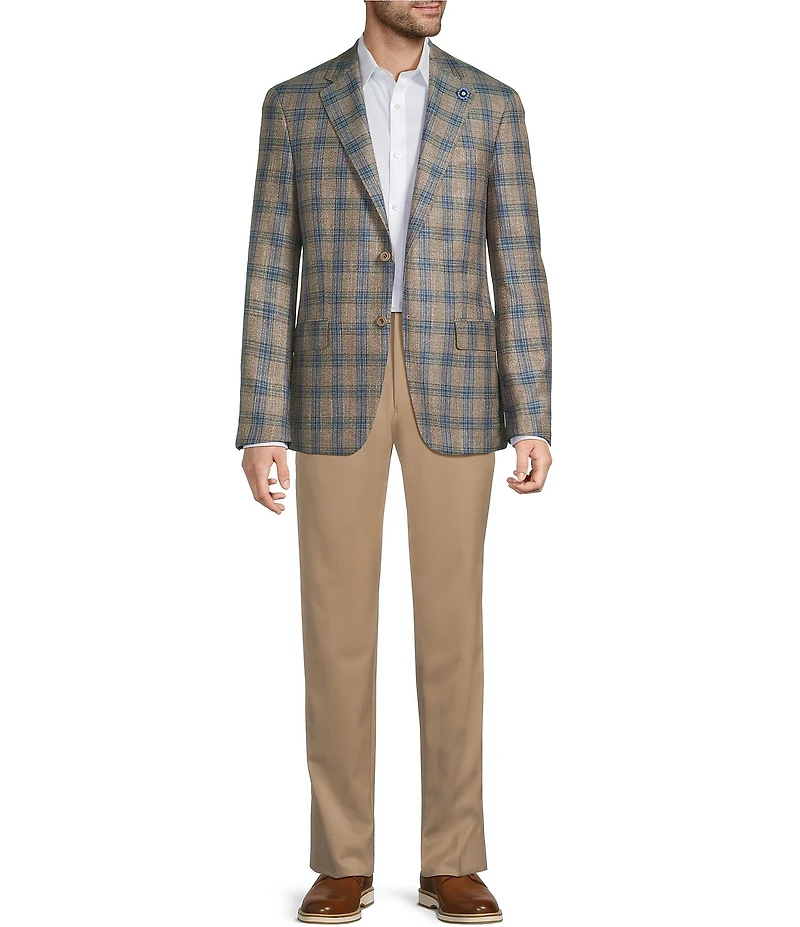 Hart Schaffner Marx New York Modern Fit Plaid Sport Coat