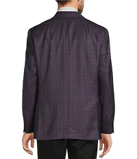 Hart Schaffner Marx New York Modern Fit Plaid Wool Blend Sport Coat