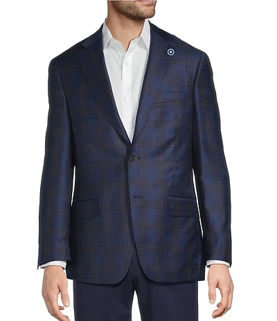 Hart Schaffner Marx New York Modern Fit Plaid Sport Coat