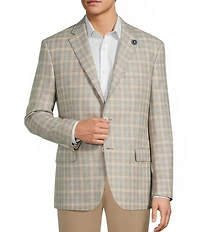 Hart Schaffner Marx New York Modern Fit Plaid Sport Coat