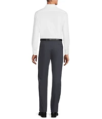 Hart Schaffner Marx New York Fit Flat Front Solid Dress Pants