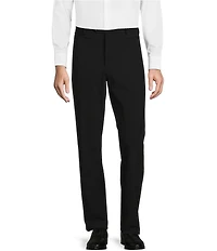 Hart Schaffner Marx New York Fit Flat Front Solid Dress Pants