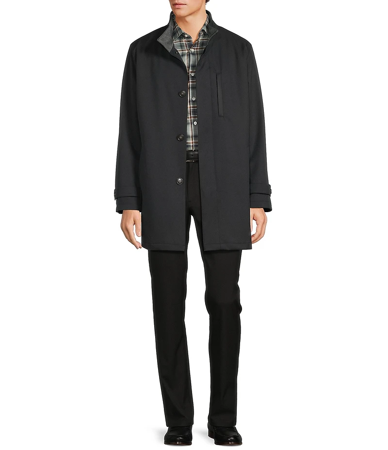 Hart Schaffner Marx New York Solid Raincoat