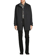 Hart Schaffner Marx New York Solid Raincoat