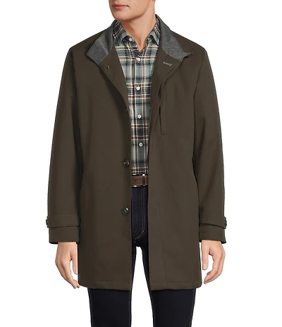 Hart Schaffner Marx New York Solid Raincoat