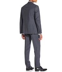 Hart Schaffner Marx Patterned Chicago Classic Fit Flat Front 2-Piece Suit