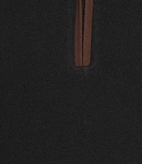 Hart Schaffner Marx Quarter Zip Merino Wool Sweater