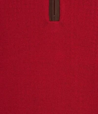 Hart Schaffner Marx Quarter Zip Merino Wool Sweater