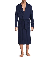 Hart Schaffner Marx Shawl Collar Long Sleeve Belted Robe