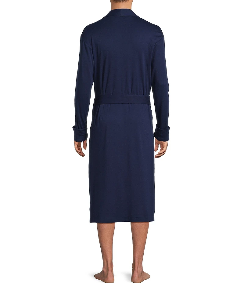 Hart Schaffner Marx Shawl Collar Long Sleeve Belted Robe