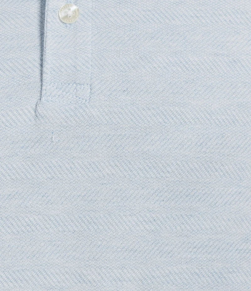 Hart Schaffner Marx Short Sleeve Herringbone Polo Shirt