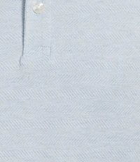 Hart Schaffner Marx Short Sleeve Herringbone Polo Shirt