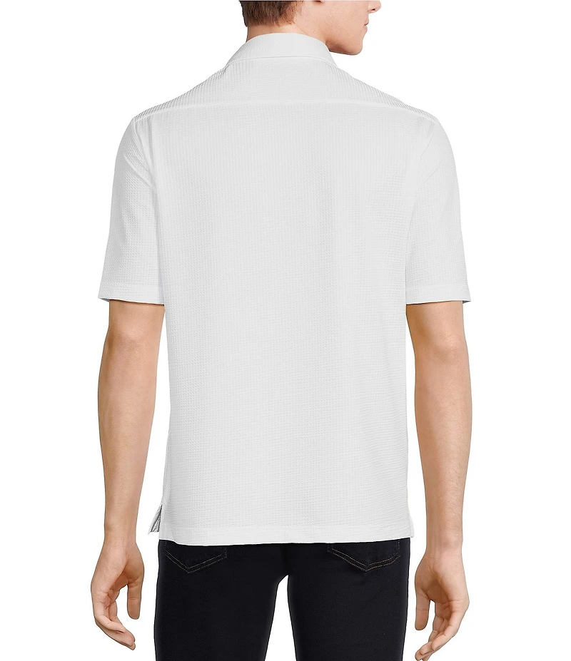 Hart Schaffner Marx Short Sleeve Luxury Performance Coatfront Shirt