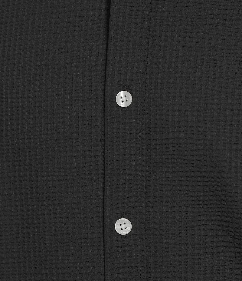 Hart Schaffner Marx Short Sleeve Luxury Performance Coatfront Shirt