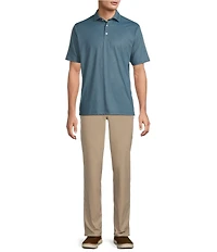 Hart Schaffner Marx Short Sleeve Luxury Performance Diamond Geo Shirt