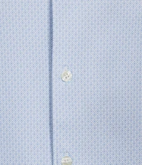 Hart Schaffner Marx Short Sleeve Luxury Performance Geo Print Button Front Shirt