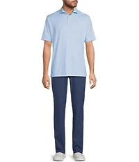 Hart Schaffner Marx Short Sleeve Luxury Performance Leaf Polo Shirt