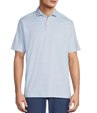 Hart Schaffner Marx Short Sleeve Luxury Performance Mini Scenic Polo Shirt