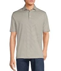 Hart Schaffner Marx Short Sleeve Luxury Performance Texture Polo Shirt