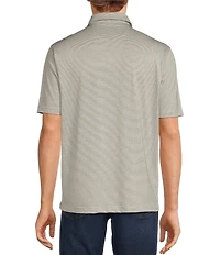 Hart Schaffner Marx Short Sleeve Luxury Performance Texture Polo Shirt