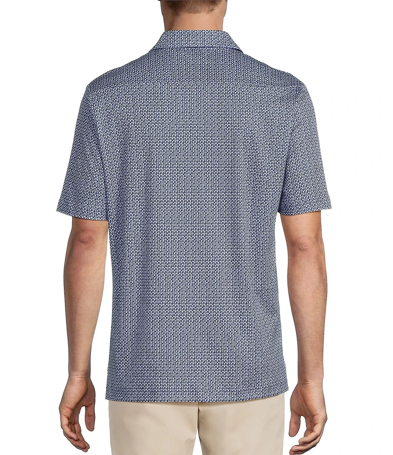 Hart Schaffner Marx Short Sleeve Petal Print Button Front Shirt