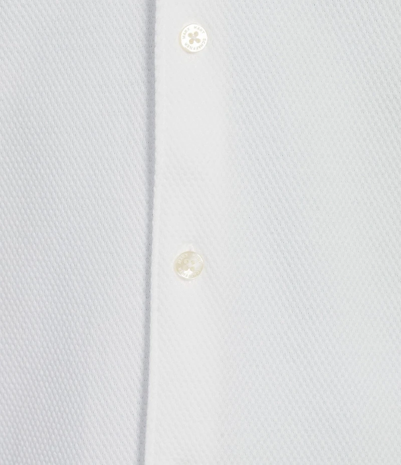 Hart Schaffner Marx Short Sleeve Solid Texture Coat Front Shirt