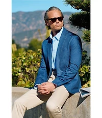Hart Schaffner Marx Solid Textured HartFlex Blazer