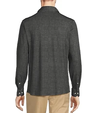 Hart Schaffner Marx State Street Essentials Albini 4FLEX Long Sleeve Solid Coat Front Shirt
